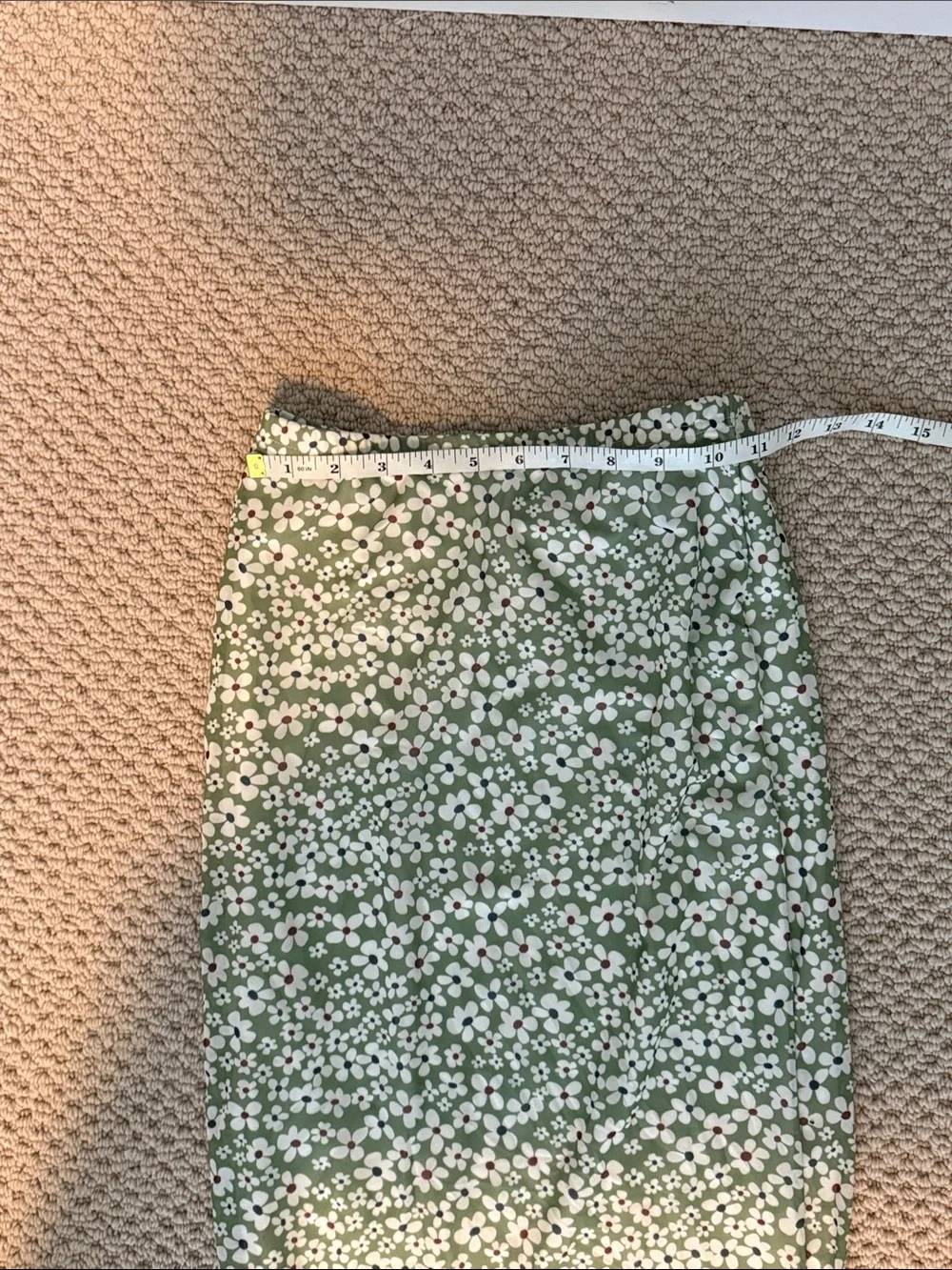 Shein Size Extra Small XS Green Floral Midi Skirt - Women